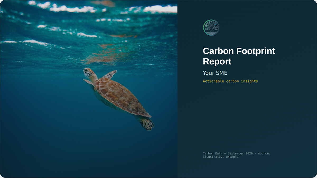 Report cover page.